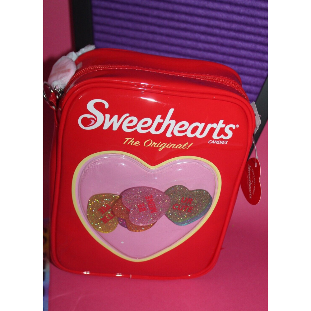 Bath & Body Works Sweethearts Candy Collaboration Crossbody Red Handbag